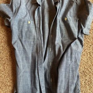 J. Crew Chambray Casual Button Down Shirt